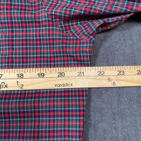 Lauren Ralph Lauren Classic Fit Non-Iron Plaid Button-Down Shirt Mens size 15 - Picture 8 of 8